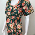 Bottle Green Cambric Cotton Nighty Soft & Comfortable