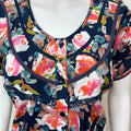 Floral Printed Cambric Cotton Women's Nightgown