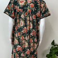 Bottle Green Cambric Cotton Nighty Soft & Comfortable