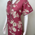 Peach Cambric Cotton Elegant Nightgown