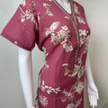 Peach Cambric Cotton Elegant Nightgown