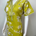 Cambric Cotton Floral Printed Women's Nightgown