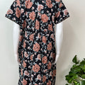 Floral Cambric Cotton Nighty Elegant & Breathable
