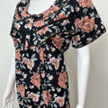 Floral Cambric Cotton Nighty Elegant & Breathable