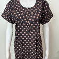 Black Pure Cotton Women's Nighty