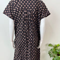 Black Pure Cotton Women's Nighty