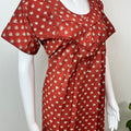 Pleated Style Pure Cotton Nightgown