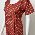 Pleated Style Pure Cotton Nightgown