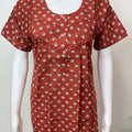 Pleated Style Pure Cotton Nightgown