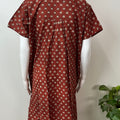 Pleated Style Pure Cotton Nightgown