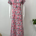 Dreamy Pink Chiffon Nighty for Women