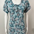 Blue Soft & Breathable Chiffon Nightgown for Women