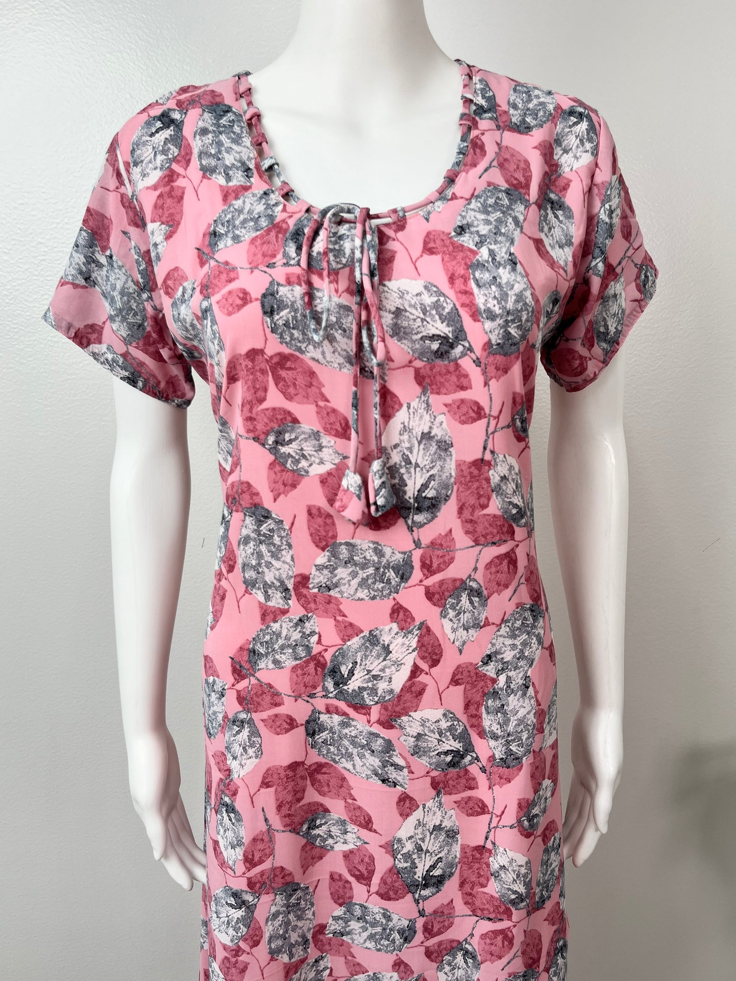 Dreamy Pink Chiffon Nighty for Women