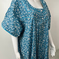 Blue Pure Cotton Women's Nightgown