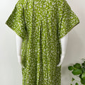 Sage Green Pure Cotton Nightgown Elegant & Breathable