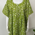 Sage Green Pure Cotton Nightgown Elegant & Breathable