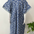 Royal Blue 100% Cotton Nighty