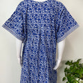Royal Blue Pure Cotton Nighty for Women
