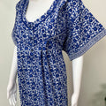Royal Blue Pure Cotton Nighty for Women