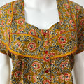 Brown Printed Pure Cotton Nighty Soft & Comfortable