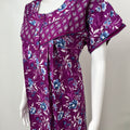 Purple 100% Cotton Nighty Soft & Comfortable for Women