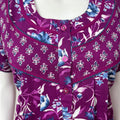 Purple 100% Cotton Nighty Soft & Comfortable for Women