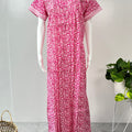 Pink Printed Women's Nighty Soft & Elegant