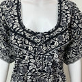 Black Pure Cotton Nightgown Elegant & Breathable