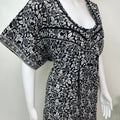Black Pure Cotton Nightgown Elegant & Breathable