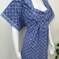 Royal Blue Pure Cotton Women's Nightgown