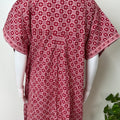 Red Pure Cotton Nighty for Women