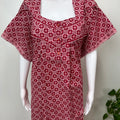 Red Pure Cotton Nighty for Women