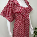 Red Pure Cotton Nighty for Women