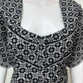 Black Pleated 100% Cotton Nighty