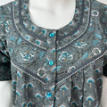 Grey Printed Women's Pure Cotton Nighty
