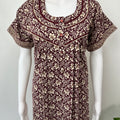 Maroon 100% Cotton Nighty Soft & Comfortable