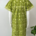 Sage Green Pure Cotton Nightgown Cool & Comfortable