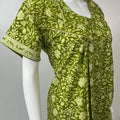 Sage Green Pure Cotton Nightgown Cool & Comfortable
