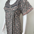Gray Pure Cotton Nightgown Elegant & Breathable
