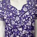 Lavender Pure Cotton Nightgown Soft & Comfortable