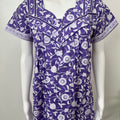 Lavender Pure Cotton Nightgown Soft & Comfortable