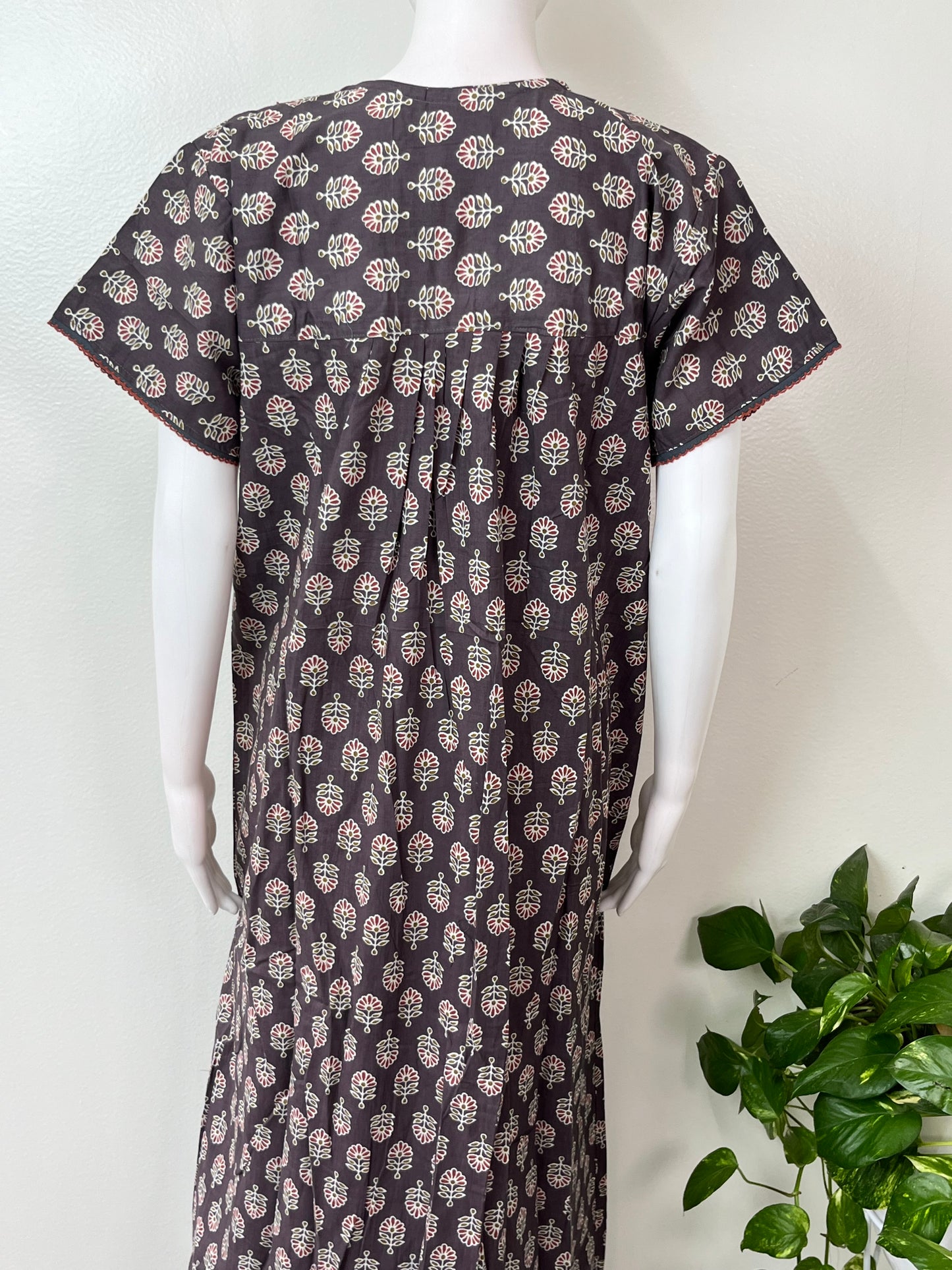 Gray Pure Cotton Nighty Soft & Breathable