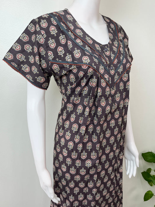 Gray Pure Cotton Nighty Soft & Breathable