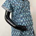 Comfort & Care Navy Pure Cotton Feeding Gown