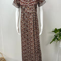 Maroon 100% Cotton Nightgown Soft & Comfortable