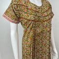 Olive Green 100% Cotton Women's Nightgown