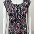 Black 100% Pure Sleeveless Cotton Nighty for Women