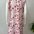 Baby Pink Sleeveless Nighty Soft & Elegant