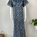 Navy Blue 100% Cotton Nighty Soft & Comfortable