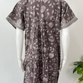 Grey Foliage Pure Cotton Nighty Soft & Elegant